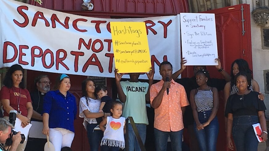 Two more immigrant families take sanctuary in Philadelphia