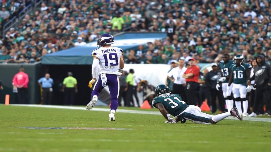 Minnesota Vikings Adam Thielen Philadelphia Eagles Jalen Mills NFL