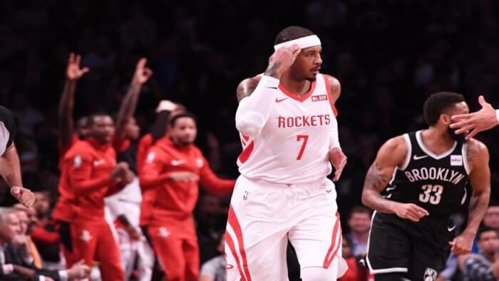Houston Rockets NBA Philadelphia 76ers Carmelo Anthony