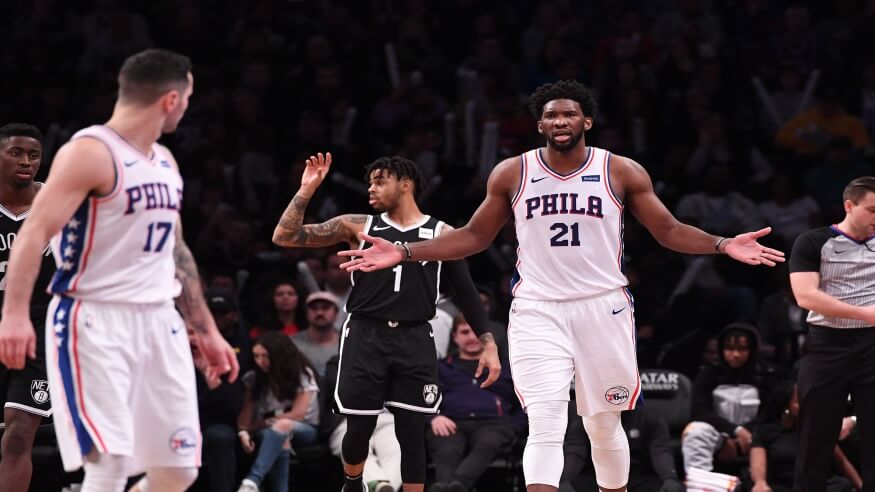 Philadelphia 76ers NBA Joel Embiid JJ Redick