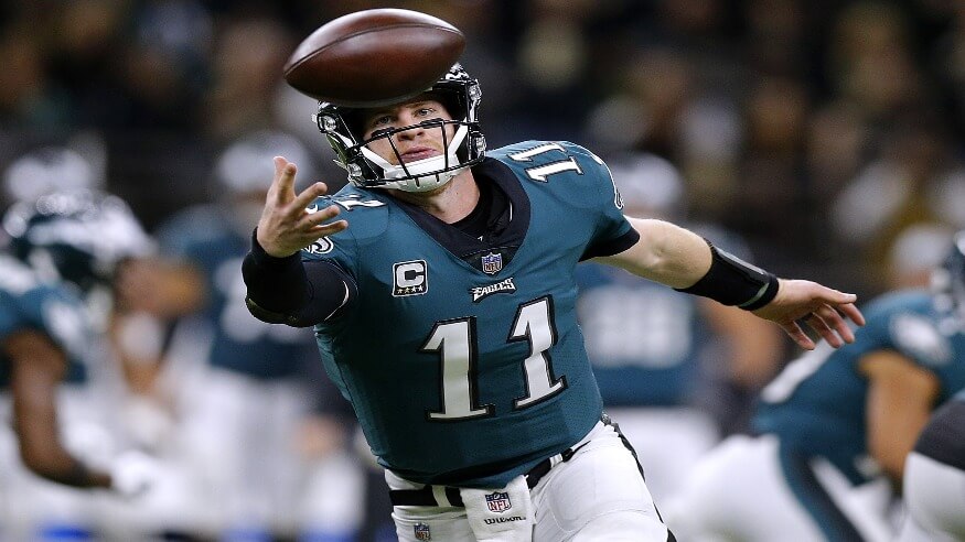 Philadelphia Eagles New Orleans Saints NFL Carson Wentz