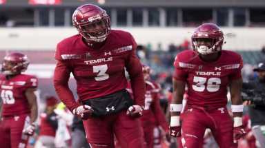Temple Owls College Football Chapelle Russell Sam Franklin