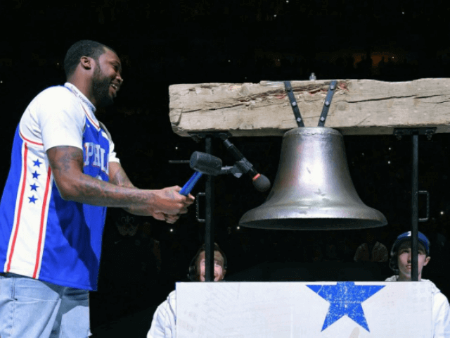 Meek Mill hits the liberty bell