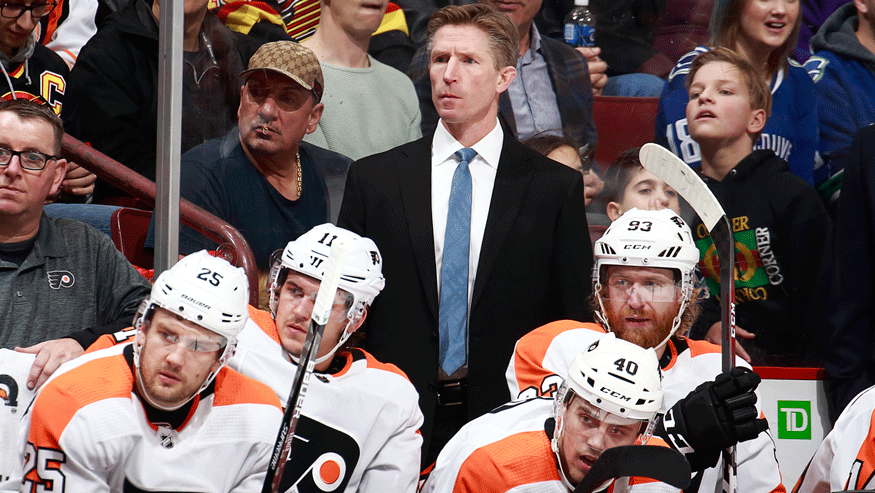 Report: Flyers fire head coach Dave Hakstol