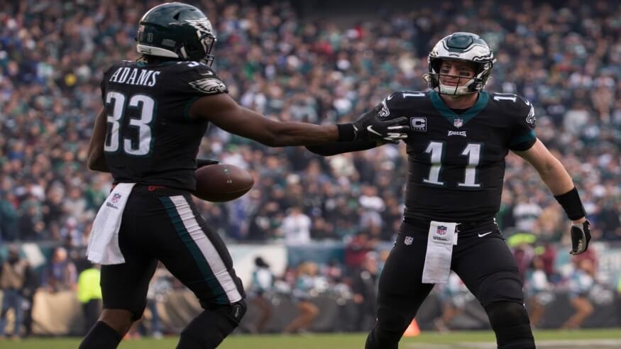 Josh Adams Carson Wentz NFL Philadelphia Eagles