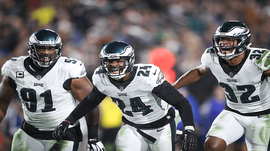 Corey Graham Rasul Douglas Fletcher Cox Philadelphia Eagles NFL