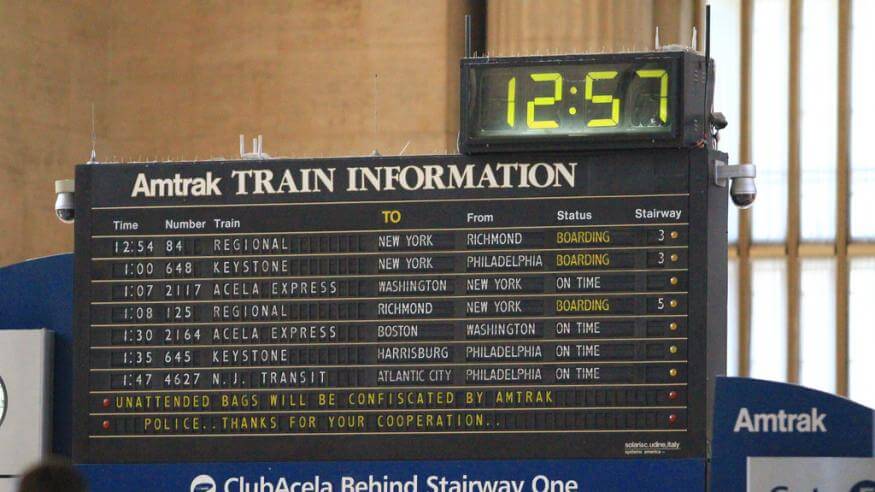 Goodbye, clickety-clack: Amtrak removes 30th Street station flipboard