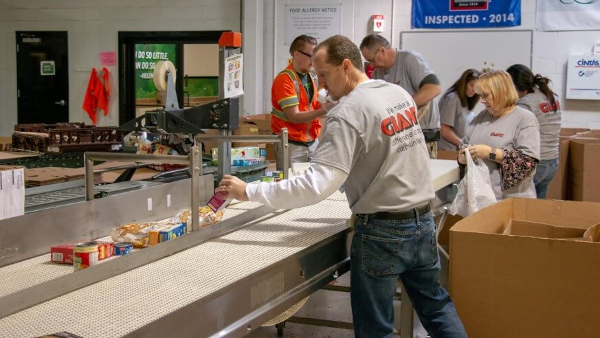 Food banks like Philabundance, pictured, are offering special programs to help workers hit by the shutdown. (Courtesy of Philabundance)
