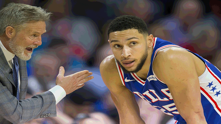 Philadelphia 76ers NBA Brett Brown Ben Simmons