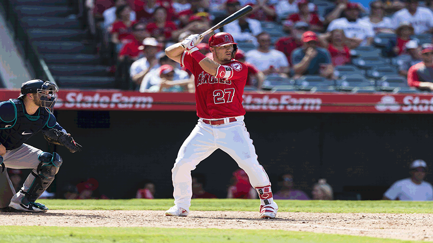 Mike Trout. (Photo: Getty Images)