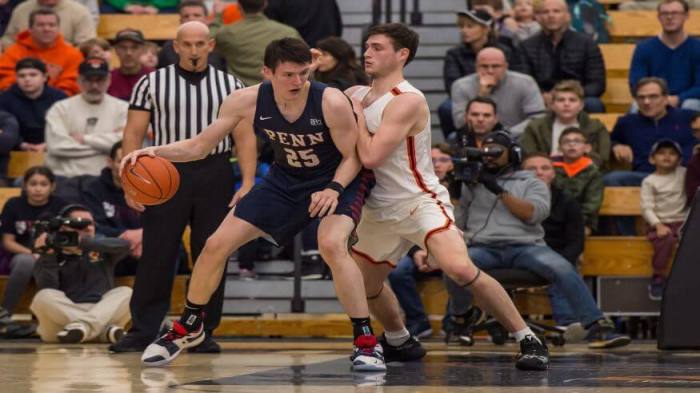 Penn Quakers AJ Brodeur College Basketball Princeton Tigers