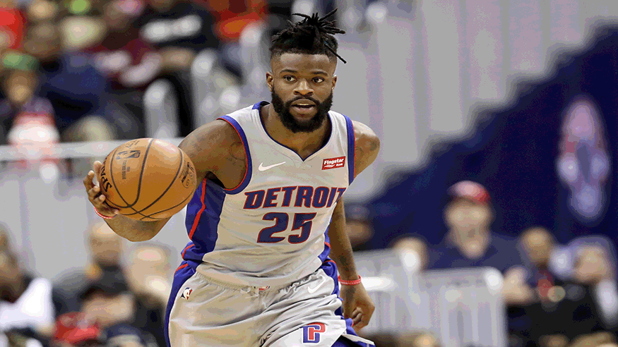 Reggie Bullock Detroit Pistons NBA Philadelphia 76ers