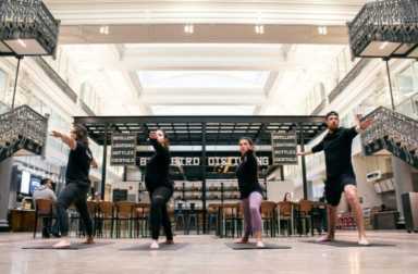 yoga pop-up in Philadelphia