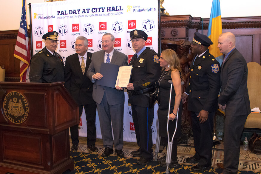 49th Annual PAL Day at City Hall honors retiring officer