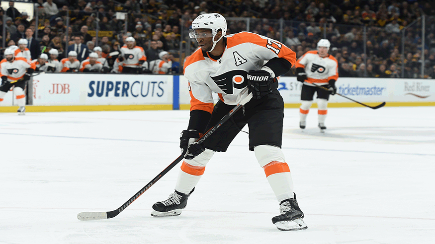 The Bruins have been linked with forwards like Flyers playmaker Wayne Simmonds. (Photo: Getty Images)