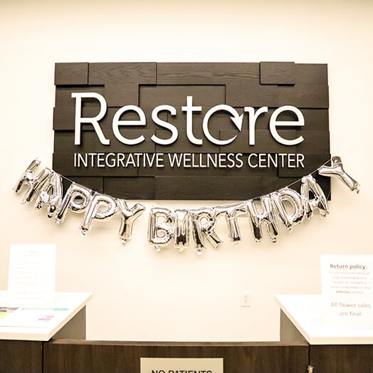 Stop by and say high at Restore Integrative Wellness Center