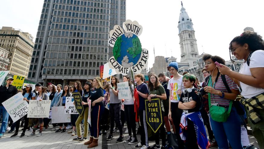 Philly schools will mark students absent if they join Friday’s Climate Strike