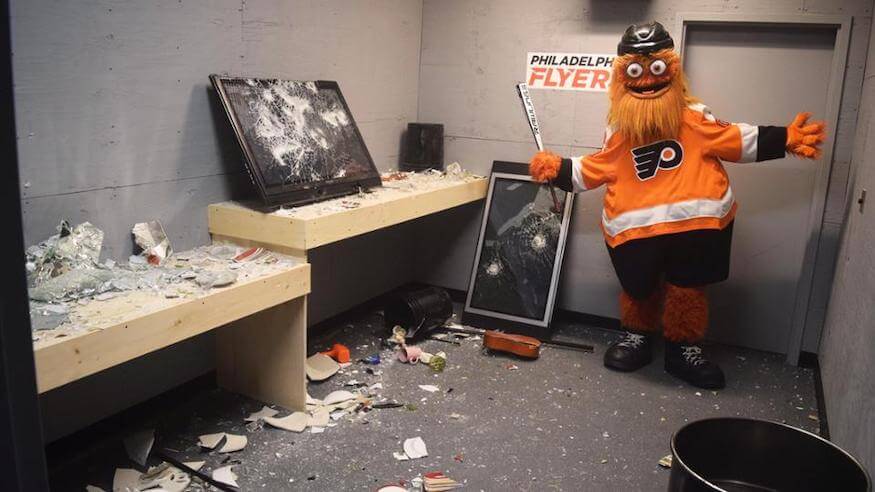 Wells Fargo Center opens rage room where fans can destroy stuff