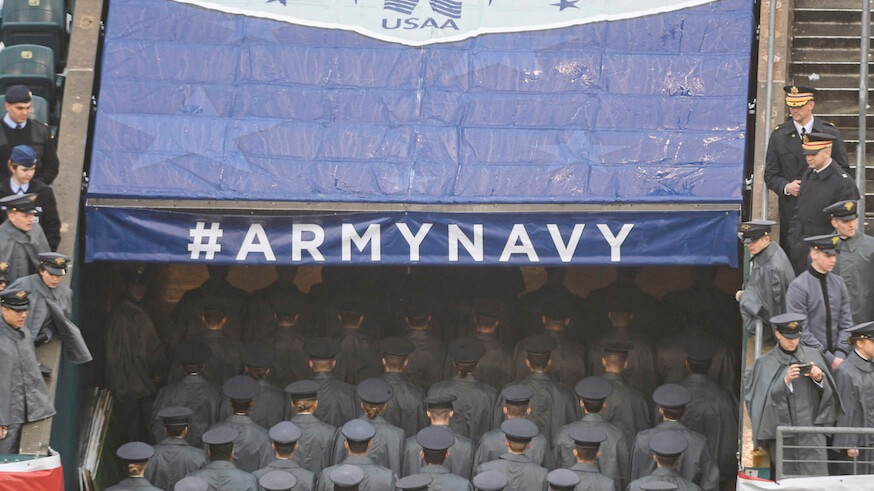 Military investigates ‘white power’ gesture at Army-Navy game