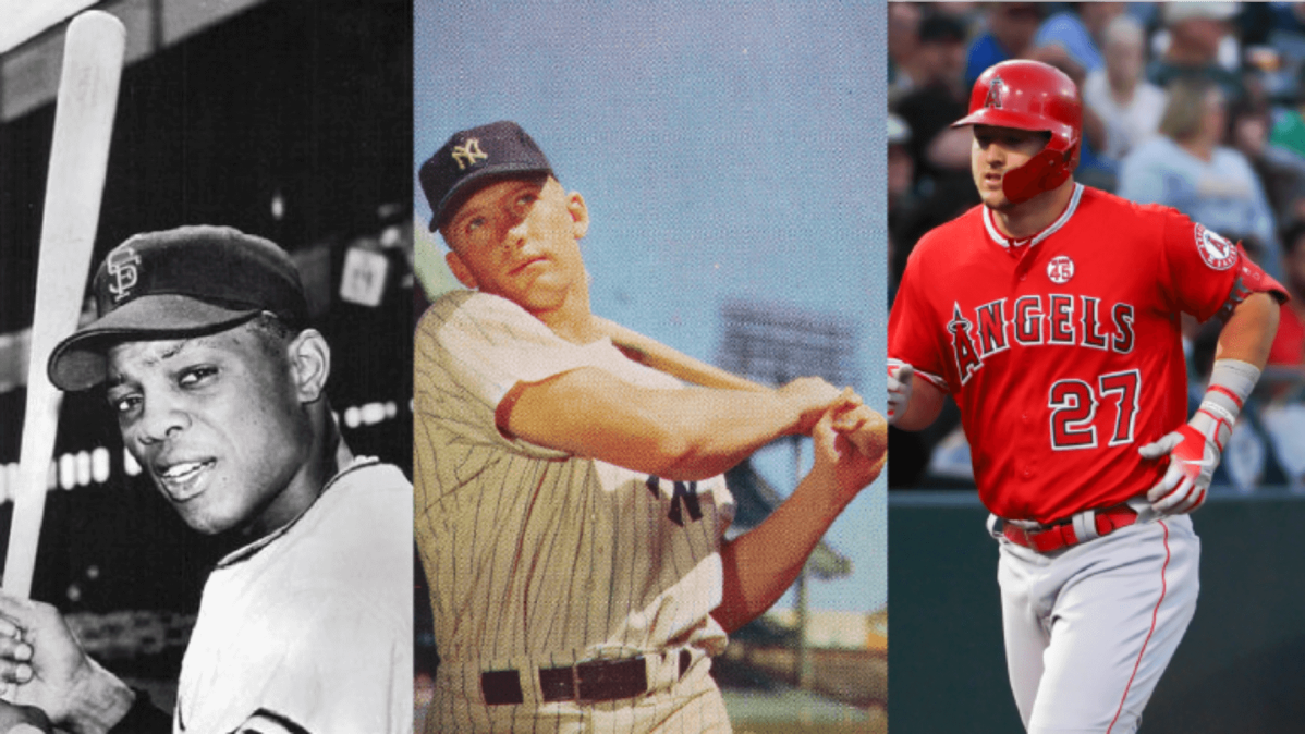 Mays, Mantle, Trout