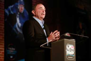 2019 NHL All-Star – NHL Commissioner Gary Bettman Press Conference And Innovation Spotlight