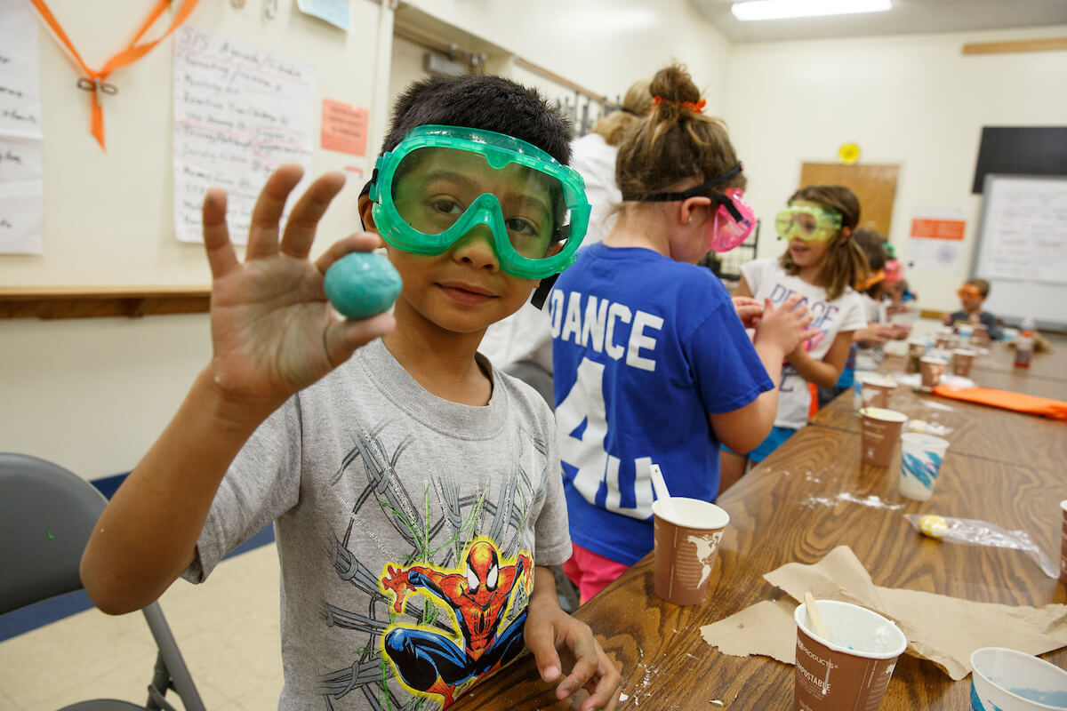 Students can step into the shoes of a chemist with Science in the