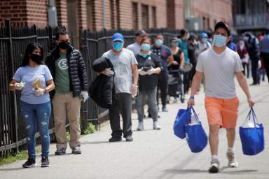 FILE PHOTO: Outbreak of the coronavirus disease (COVID-19) in New York