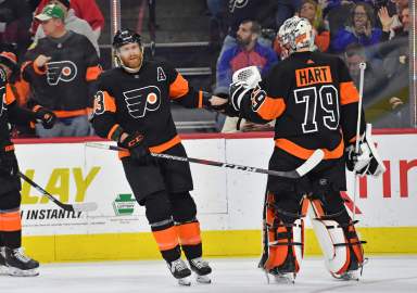 NHL: New York Rangers at Philadelphia Flyers