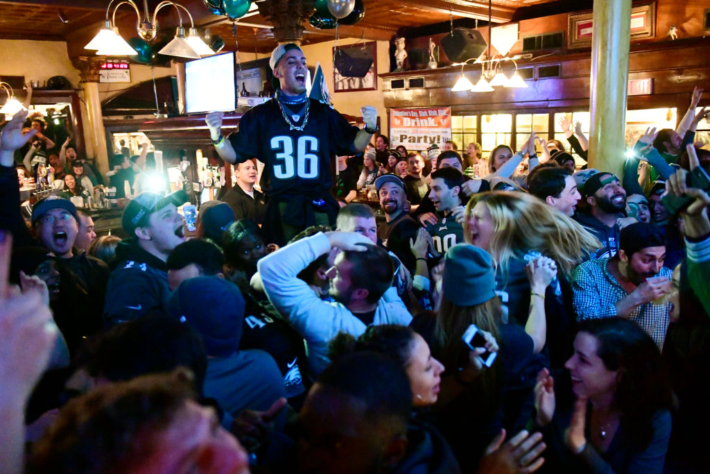 Philadelphia Eagles Fans Celebrate Win In Super Bowl LII Over New England Patriots
