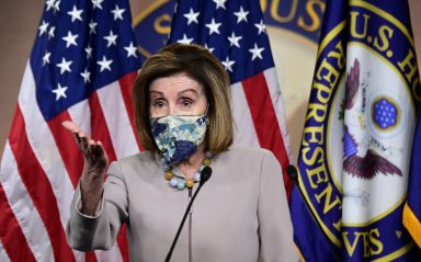 U.S. House Speaker Nancy Pelosi (D-CA) holds a news conference on Capitol Hill, in Washington