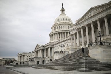 FILE PHOTO:  The U.S. Capitol Building following a rainstorm on Capitol Hill in Washington