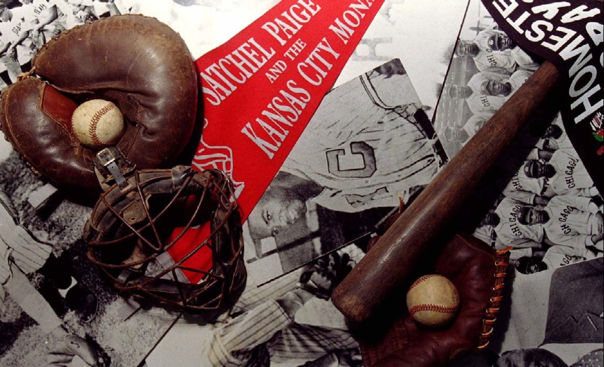 MEMORABILIA FROM THE NEGRO LEAGUES BASEBALL MUSEUM