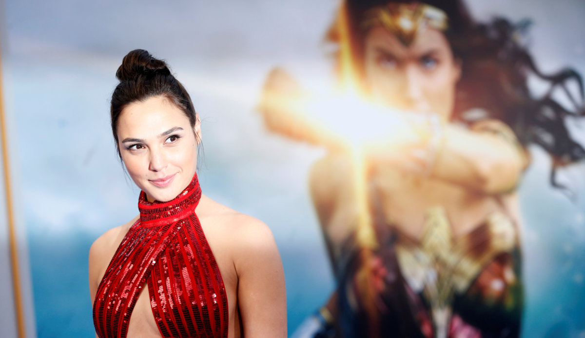 Cast member Gadot poses at the premiere of “Wonder Woman” in Los Angeles
