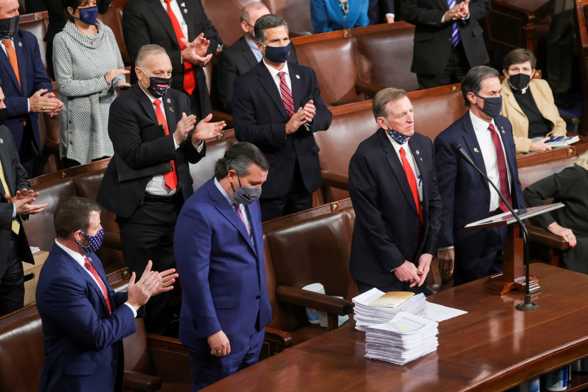 Joint session to certify the 2020 election results, in Washington