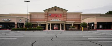 FILE PHOTO: A closed Regal movie theater is seen days before the phased reopening of businesses from coronavirus disease rules in Atlanta