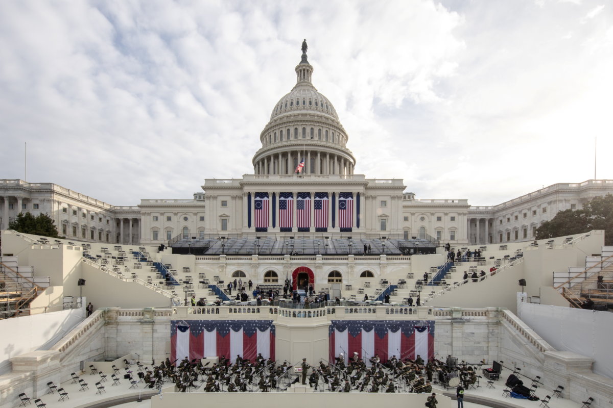 A general view of preparations ahead U.S. President-elect Joe Biden’s inauguration
