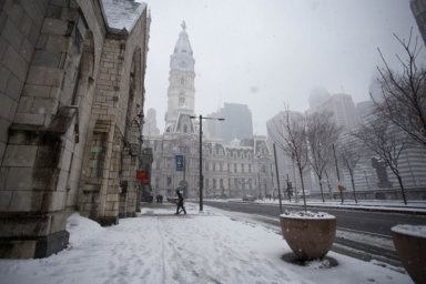 Noreaster Brings Snow and Ice to Philadelphia