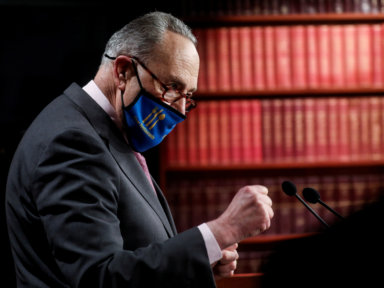 FILE PHOTO: U.S. Senate Democratic leaders hold news conference on Capitol Hill in Washington