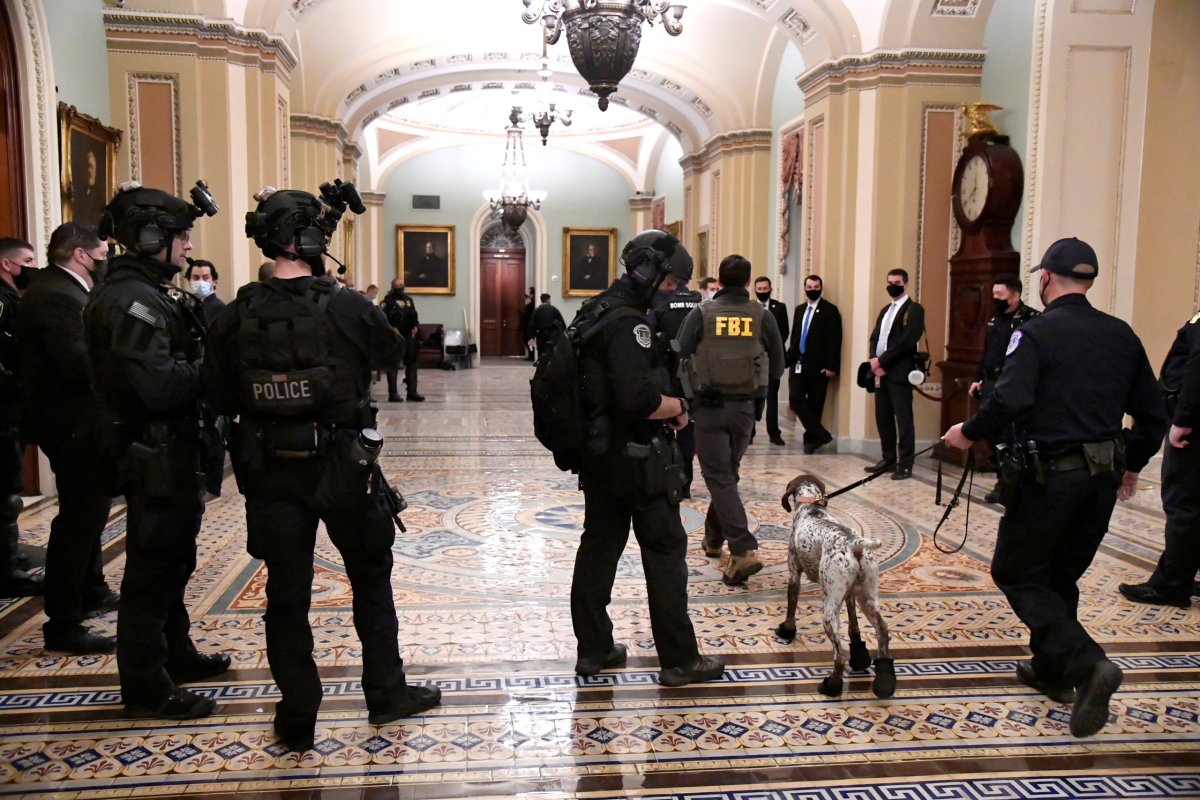 FILE PHOTO: Trump supporters breech the US Capitol