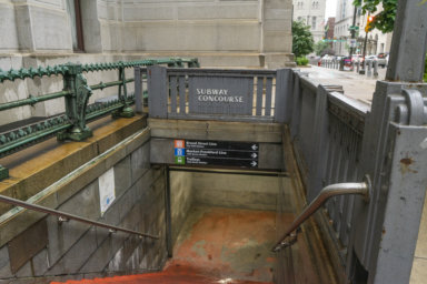 Entrance to the subway