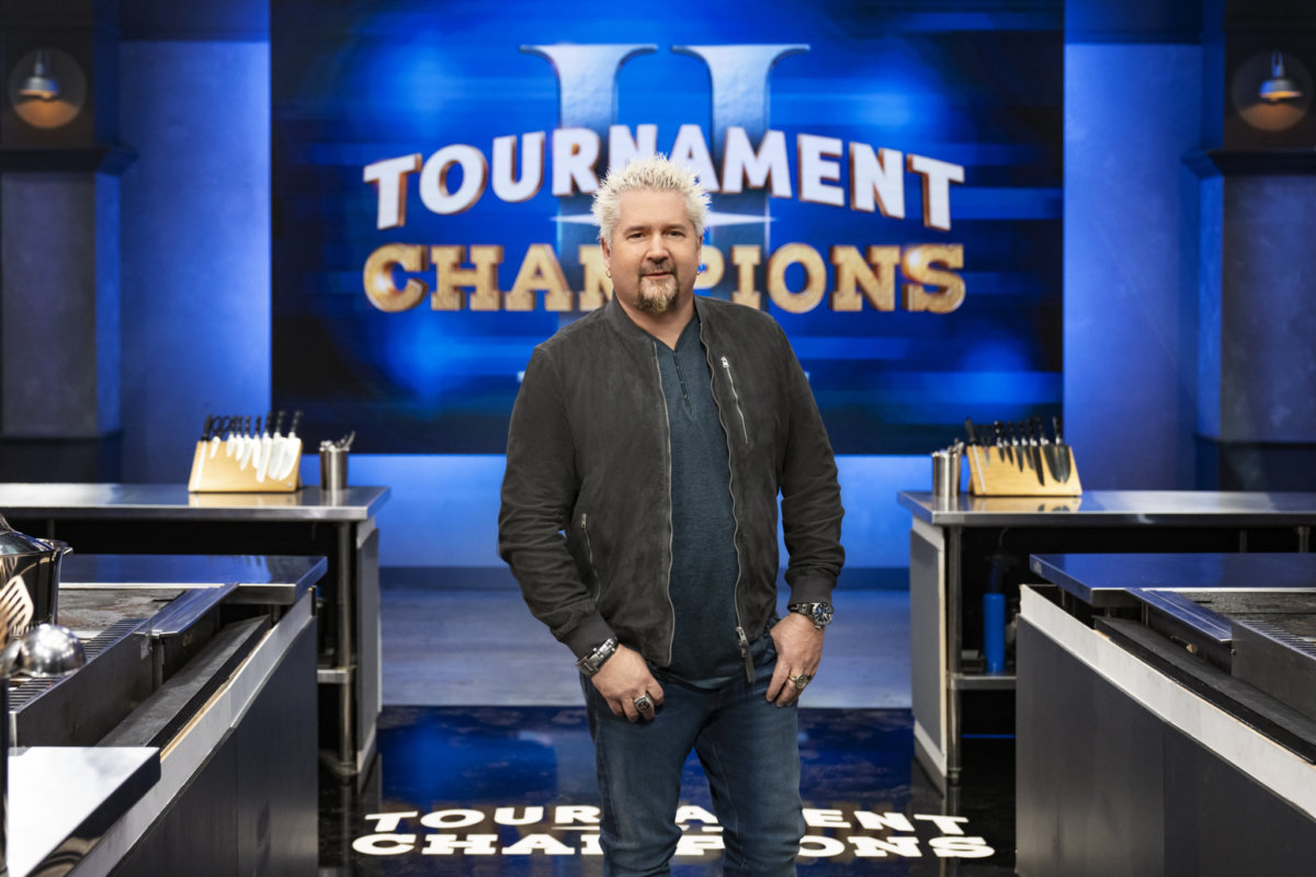 Host Guy Fieri, as seen on Tournament of Champions, Season 2.