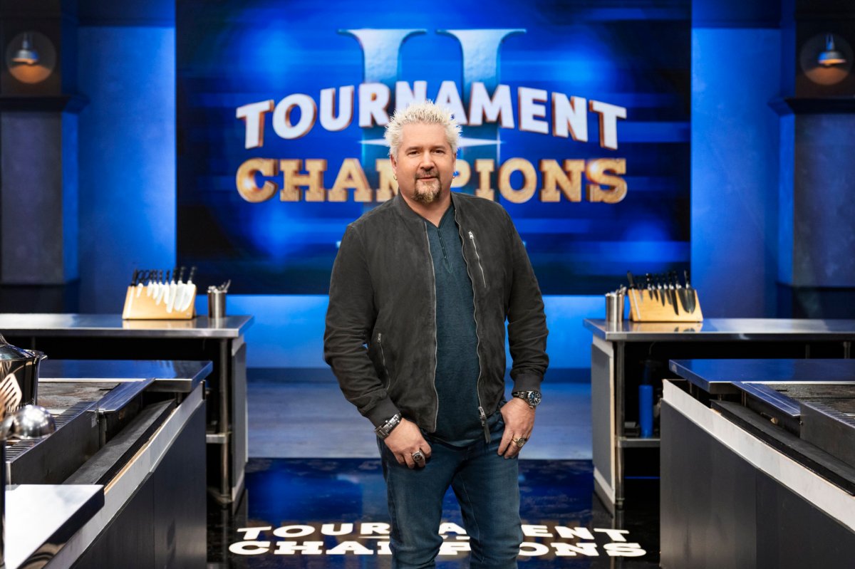 Host Guy Fieri, as seen on Tournament of Champions, Season 2.