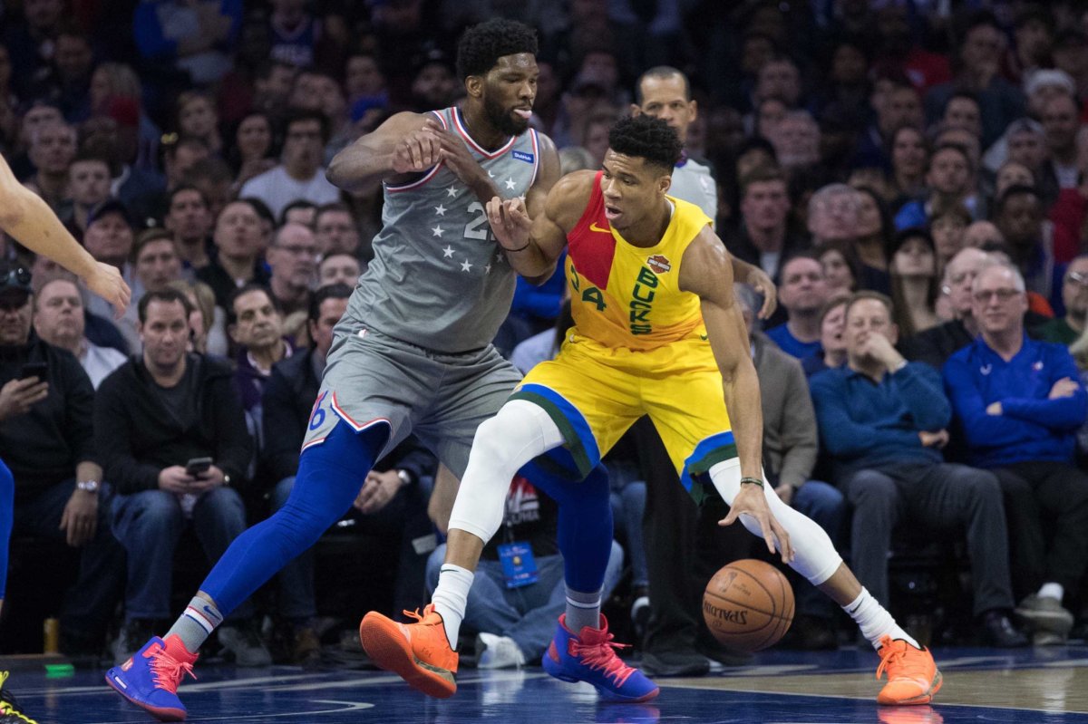 Embiid Giannis Sixers Bucks NBA Betting