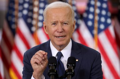 FILE PHOTO: U.S. President Biden holds infrstructure event at Carpenters Pittsburgh Training Center in Pittsburgh, Pennsylvania