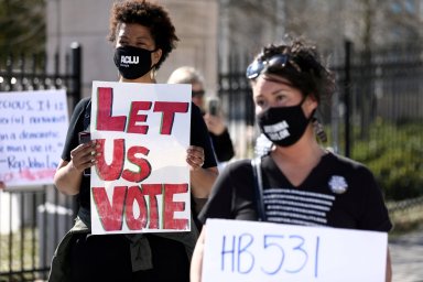 Georgia voting protests