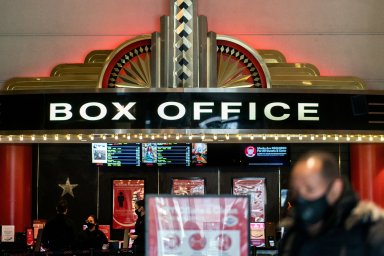 FILE PHOTO: Movie theatres opening in New York City