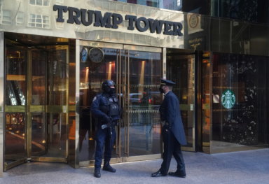 Trump Tower is pictured in New York City