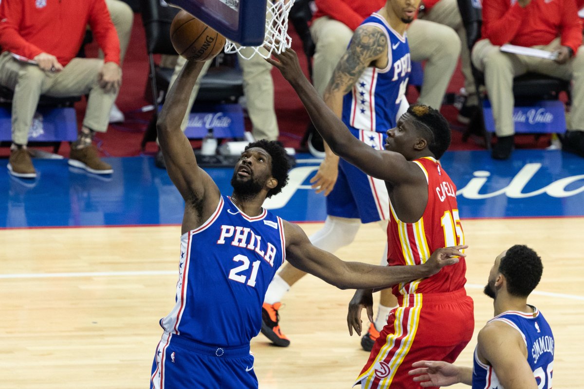 NBA: Playoffs-Atlanta Hawks at Philadelphia 76ers