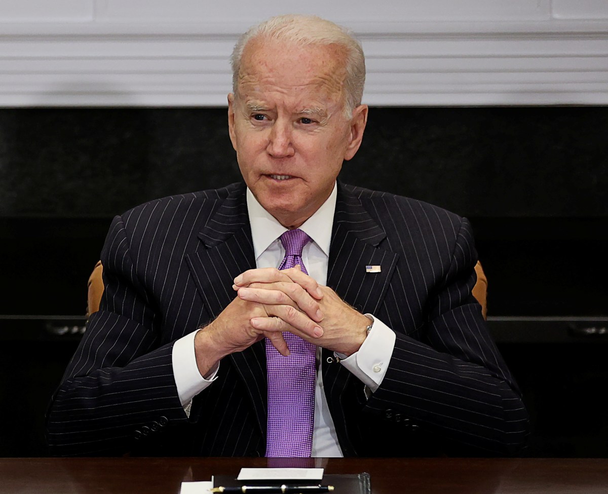 U.S. President Biden meets with FEMA Administrator Criswell at the White House in Washington