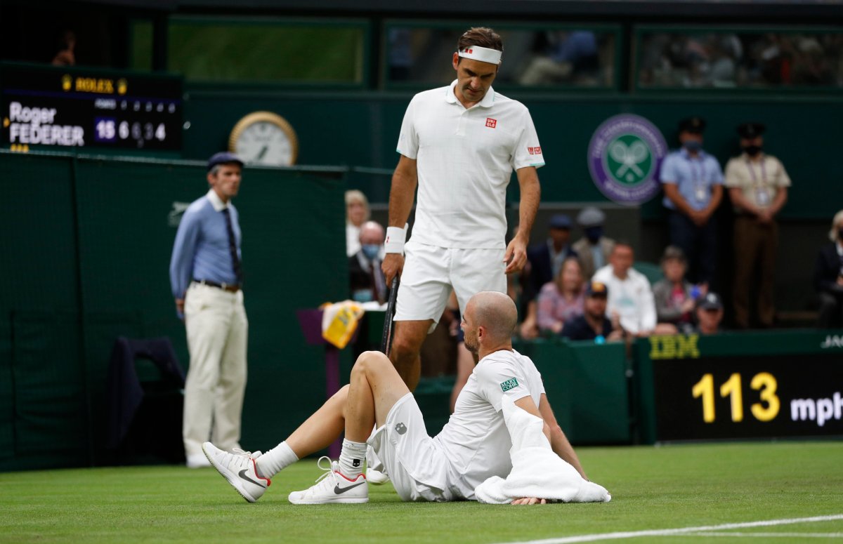 Roger Federer Wimbledon Mannarino